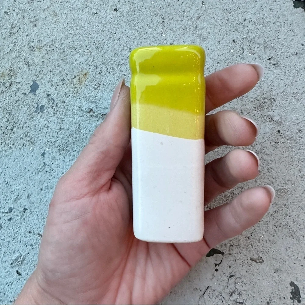 Green and White Ombré Pepper Shaker